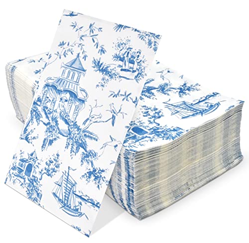 decoración baño con servilletas chinas