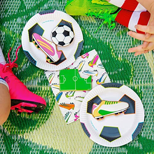 decoración de fiesta temática de fútbol