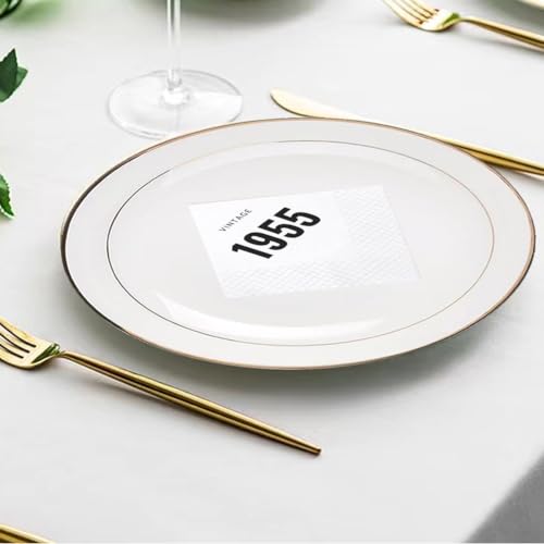 decoración de mesa con servilletas de cumpleaños