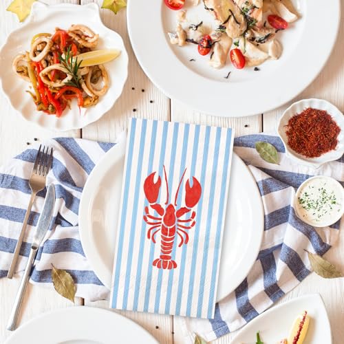 decoración de mesa para mariscos
