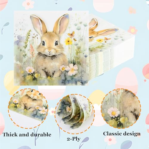 decoración de Pascua con servilletas
