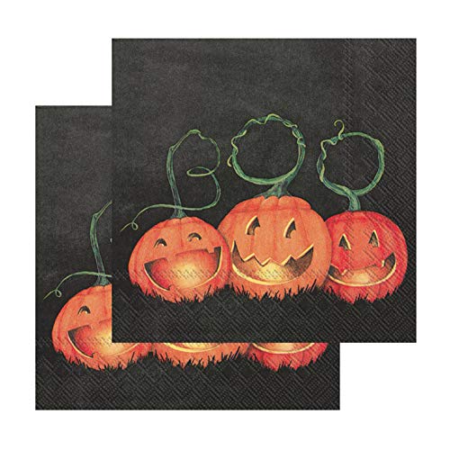 decoración elegante con servilletas Boo