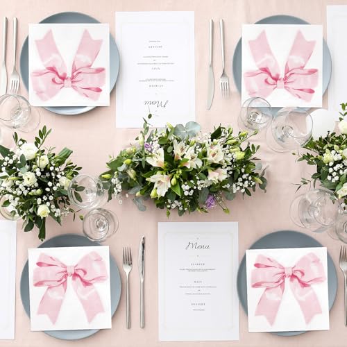 decoración elegante con servilletas desechables