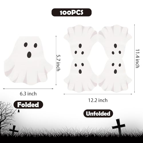 decoración espeluznante con servilletas Ottin