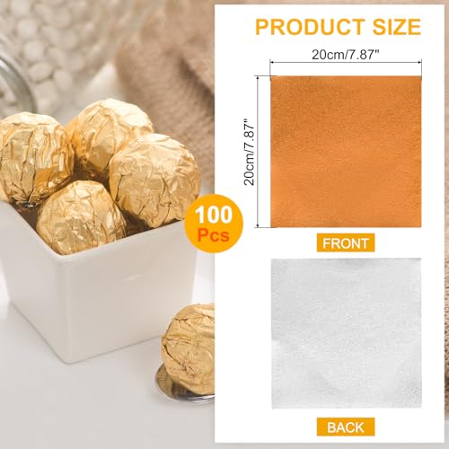 decoración para chocolates en naranja