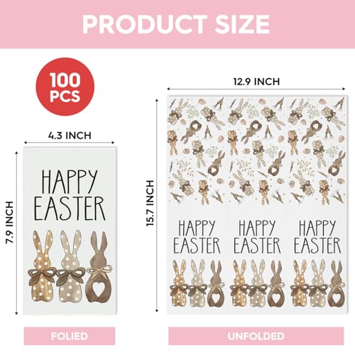 decoración perfecta con servilletas de Pascua
