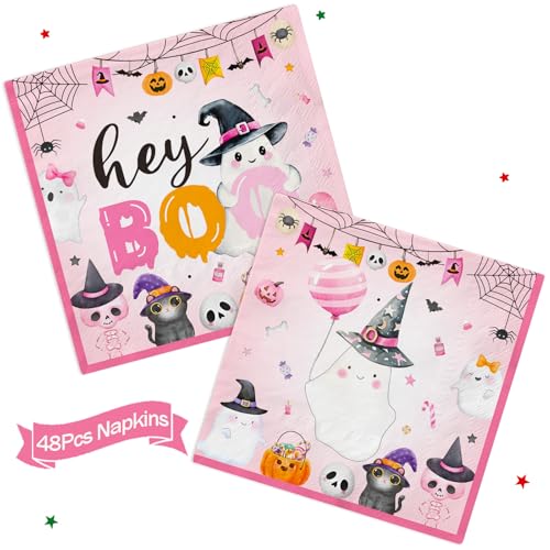 decoraciones de Halloween con servilletas desechables