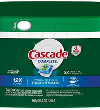 detergente lavavajillas Cascade aroma fresco
