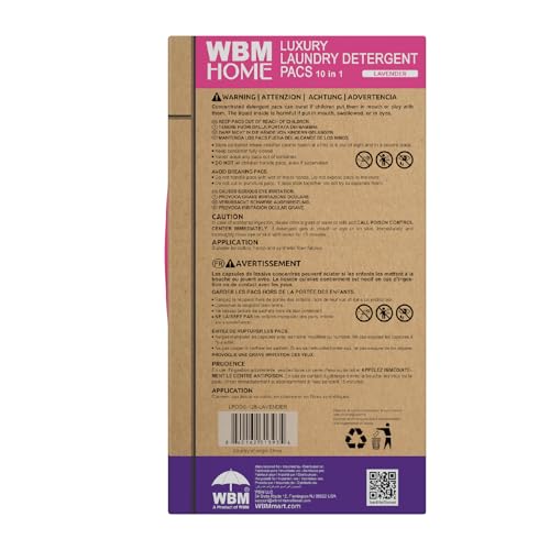 detergente WBM para ropa limpia