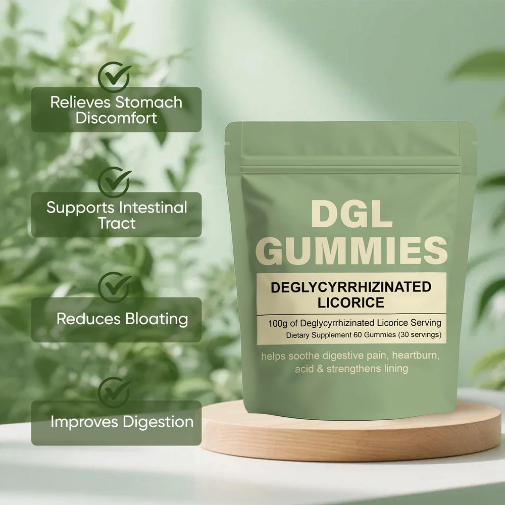 DGL 60 gomitas de hierbas