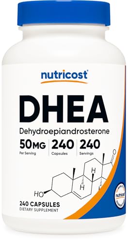 DHEA 50 mg Nutricost 240 cápsulas