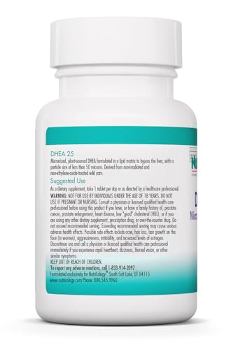 DHEA 60 tabletas NutriCology
