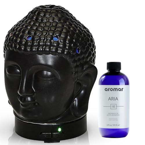difusor cerámico aromar negro elegante