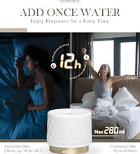 difusor con luz ambiental y aromaterapia