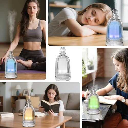 difusor con luz LED de 7 colores