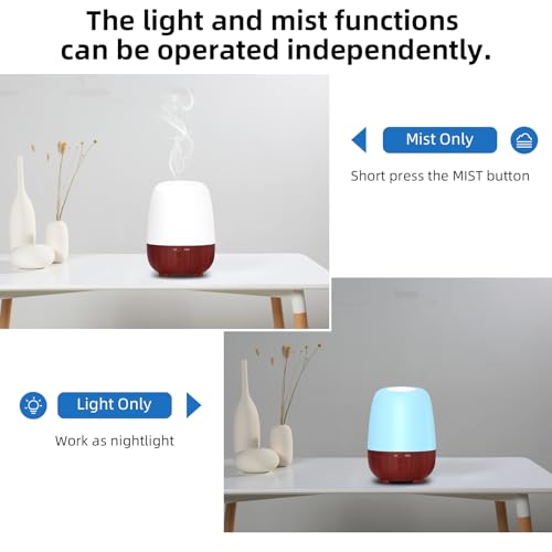 difusor con luz LED de 7 colores