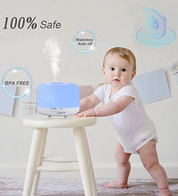 difusor de aromas con luz LED