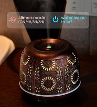 difusor de aromaterapia 500ml cobre rojo