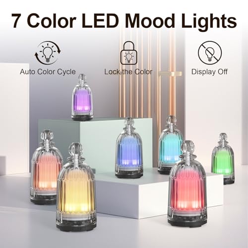 difusor ultrasónico con luces LED