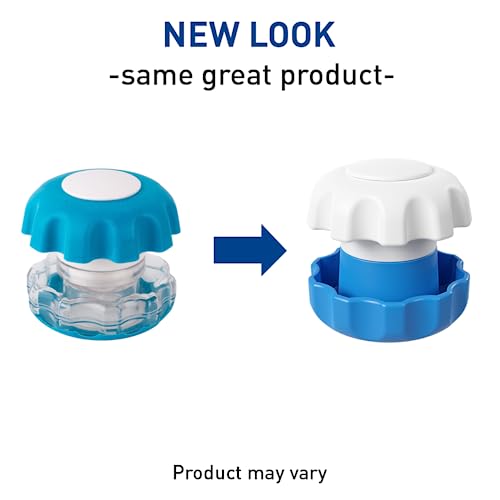 diseño compacto y portátil azul