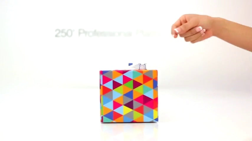 Diseño moderno con triángulos coloridos