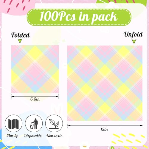 diseños coloridos en servilletas desechables