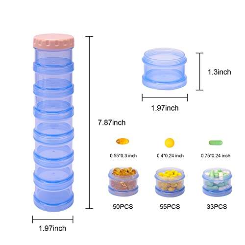 dispensador apilable para vitaminas