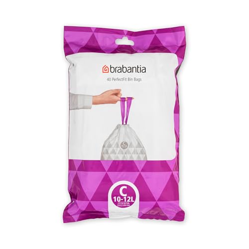 Dispensador de bolsas de basura blanco