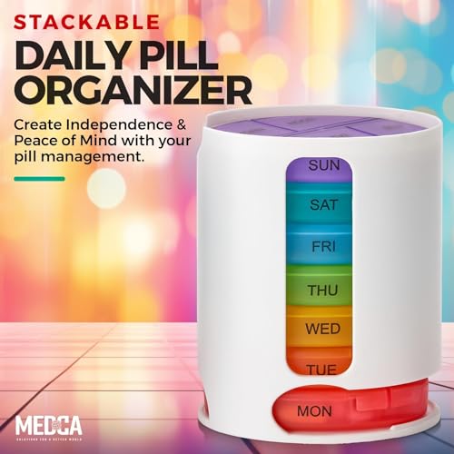 dispensador multicolor para medicamentos