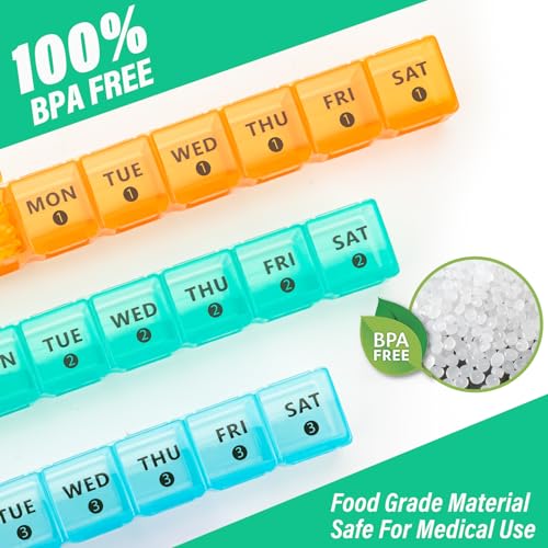 dispensador semanal de pastillas para vitaminas