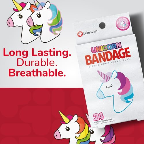 divertidos vendajes de unicornio para curar