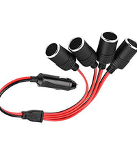 divisor de encendedor de coche 4 vías