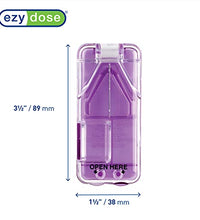 divisor de pastillas para viaje compacto