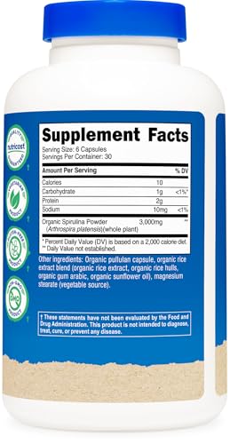 Dosis diaria de spirulina 3000mg