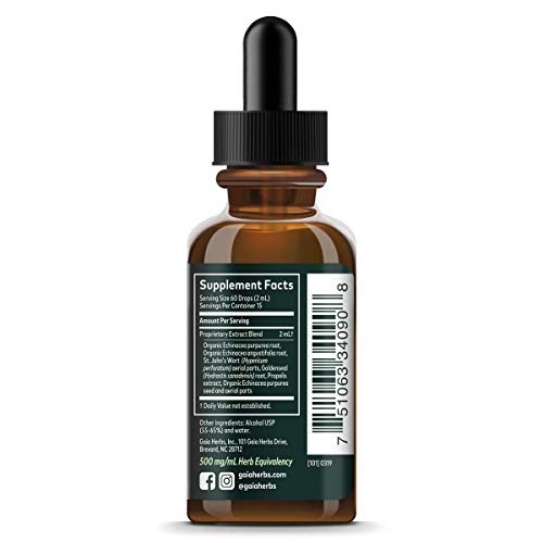 Echinacea en botella de 1 onza