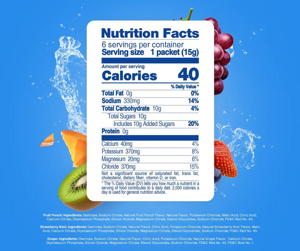 Electrolit sabor frutas