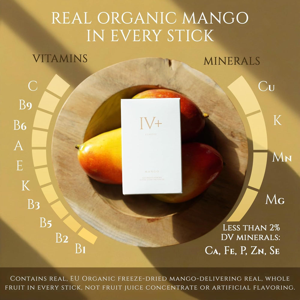 electrolitos de mango orgánicos