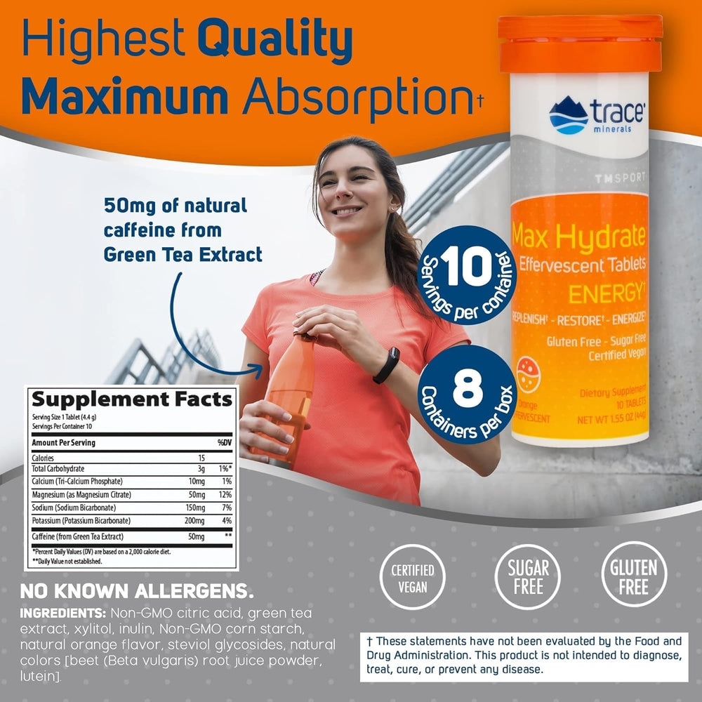 Electrolitos Max-Hydrate 60 piezas