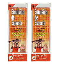 Emulsión de Escocia Naranja beneficios de aceite de hígado