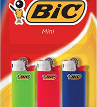 encendedor BIC Mini paquete de 3