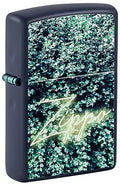 encendedor de bolsillo Zippo azul marino