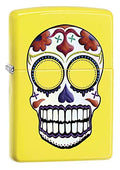 encendedor de bolsillo Zippo calavera de azúcar