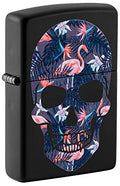 encendedor de bolsillo Zippo calavera flamenco