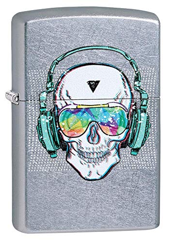 encendedor de bolsillo Zippo calavera