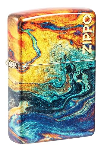 encendedor de bolsillo Zippo colorido