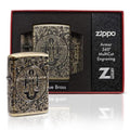encendedor de bolsillo Zippo cruz elegante