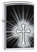 encendedor de bolsillo Zippo cruz elegante