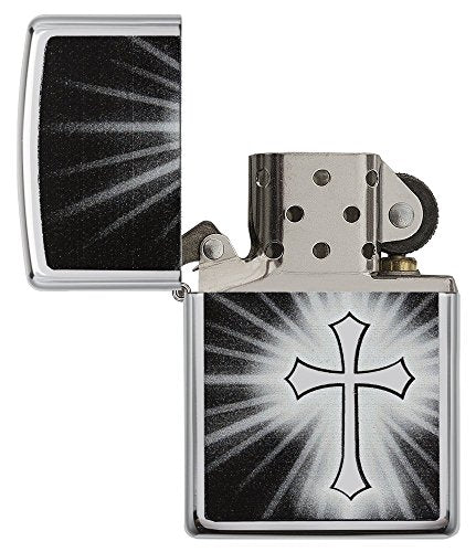 encendedor de bolsillo Zippo cruz práctico