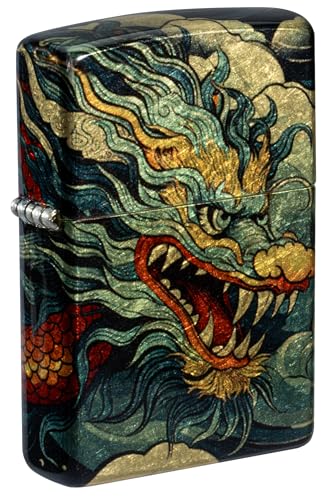 encendedor de bolsillo Zippo diseño dragón