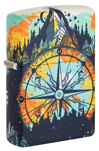 encendedor de bolsillo Zippo diseño montaña